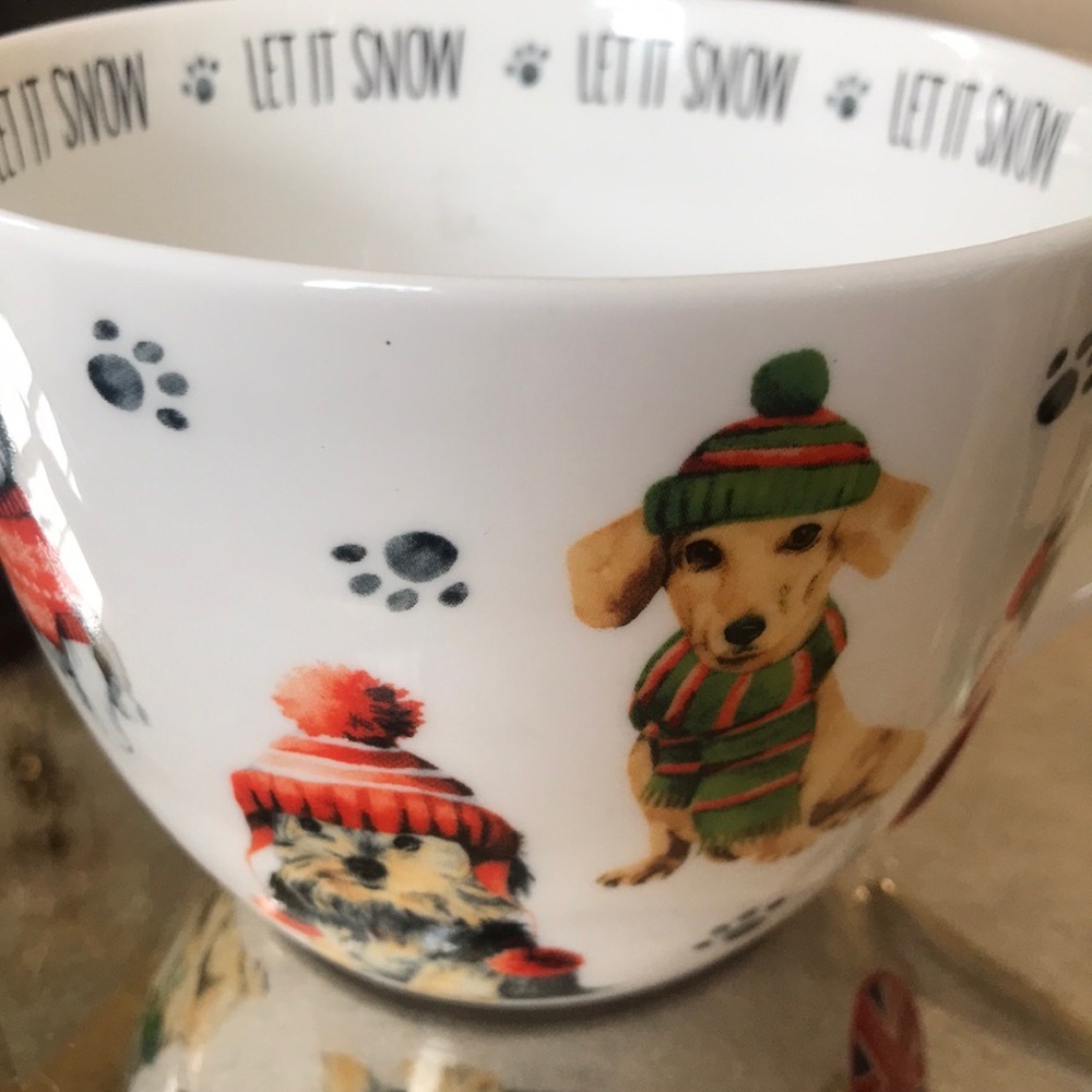 NWT Portobello by Design Holiday Pet Mug